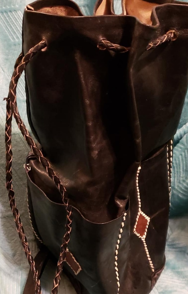 Hand made African Backpack